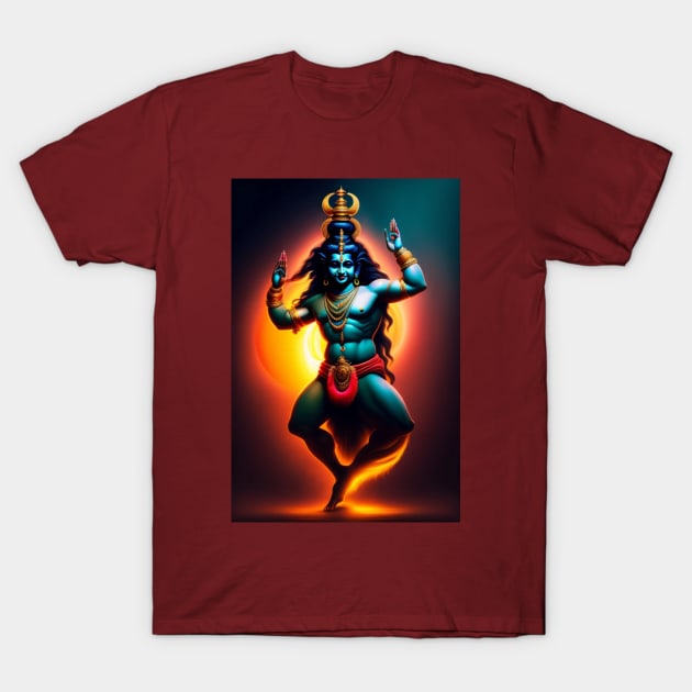 lord shiva dancing T-Shirt by DONNA THE BIRD